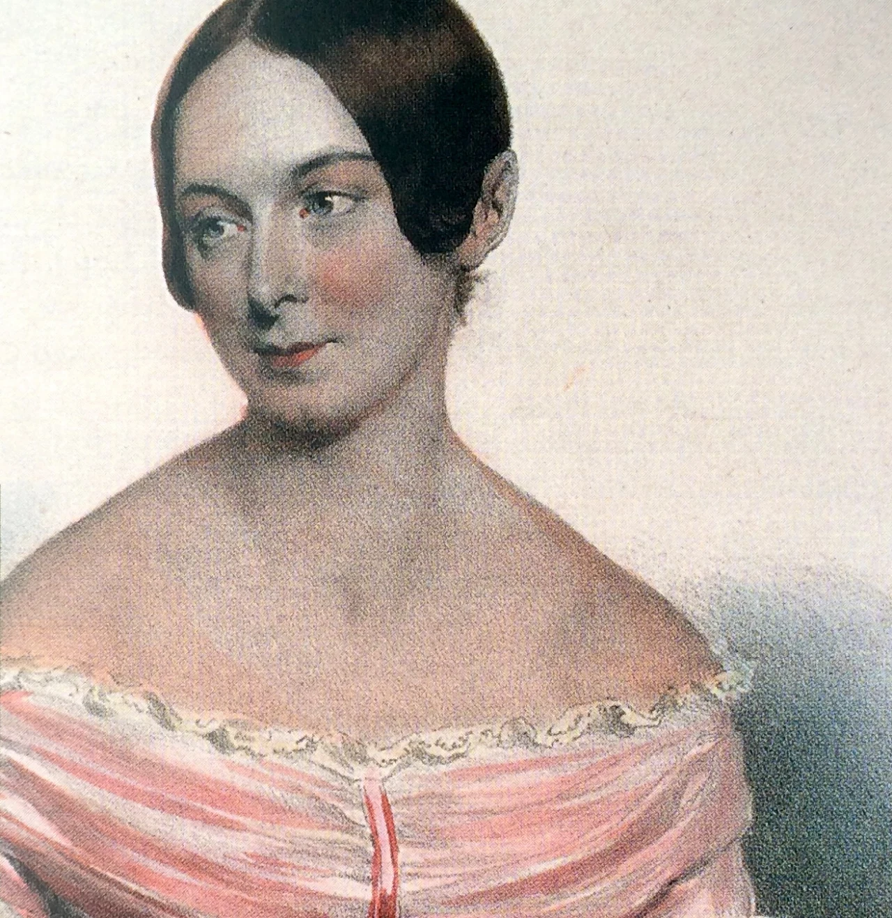 Portrait of the contralto Caroline Unger